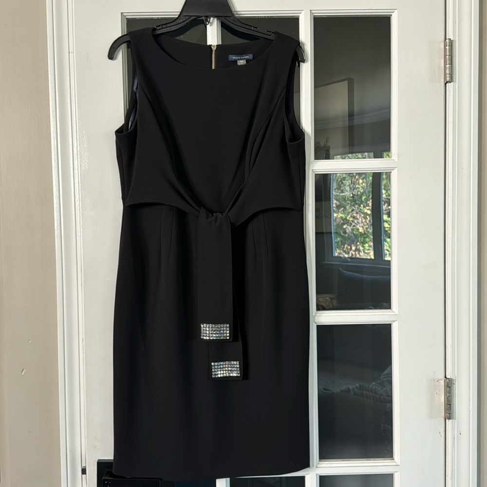 Tommy Hilfiger Black rhinestone cocktail dress size 12